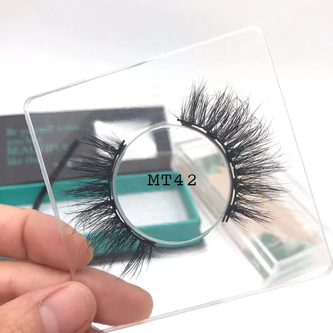 Ultra Thin Five Magnets Magnetic Mink Lashes with Private Logo Eyelash Packaging