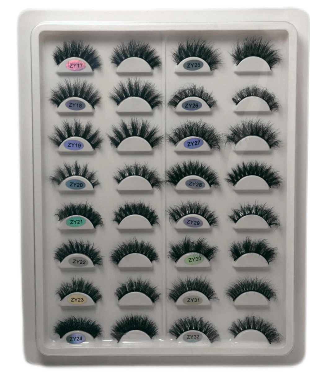 Silk Mink Lashes Fluffy False Eyelashes 20mm Full Wispy Lashes 8d Volume Curly Fake Eyelashes 1/2/3/5/7 Pairs Faux Mink Lashes