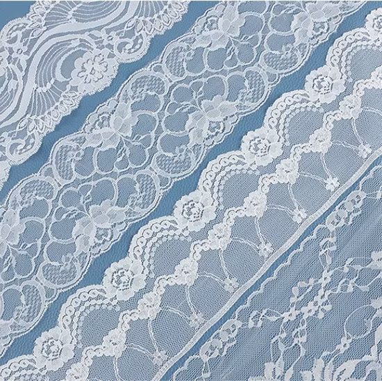 새로운 디자인 탄력 있는 나일론 폴리에스테 트리밍 레이스 의복 부속품